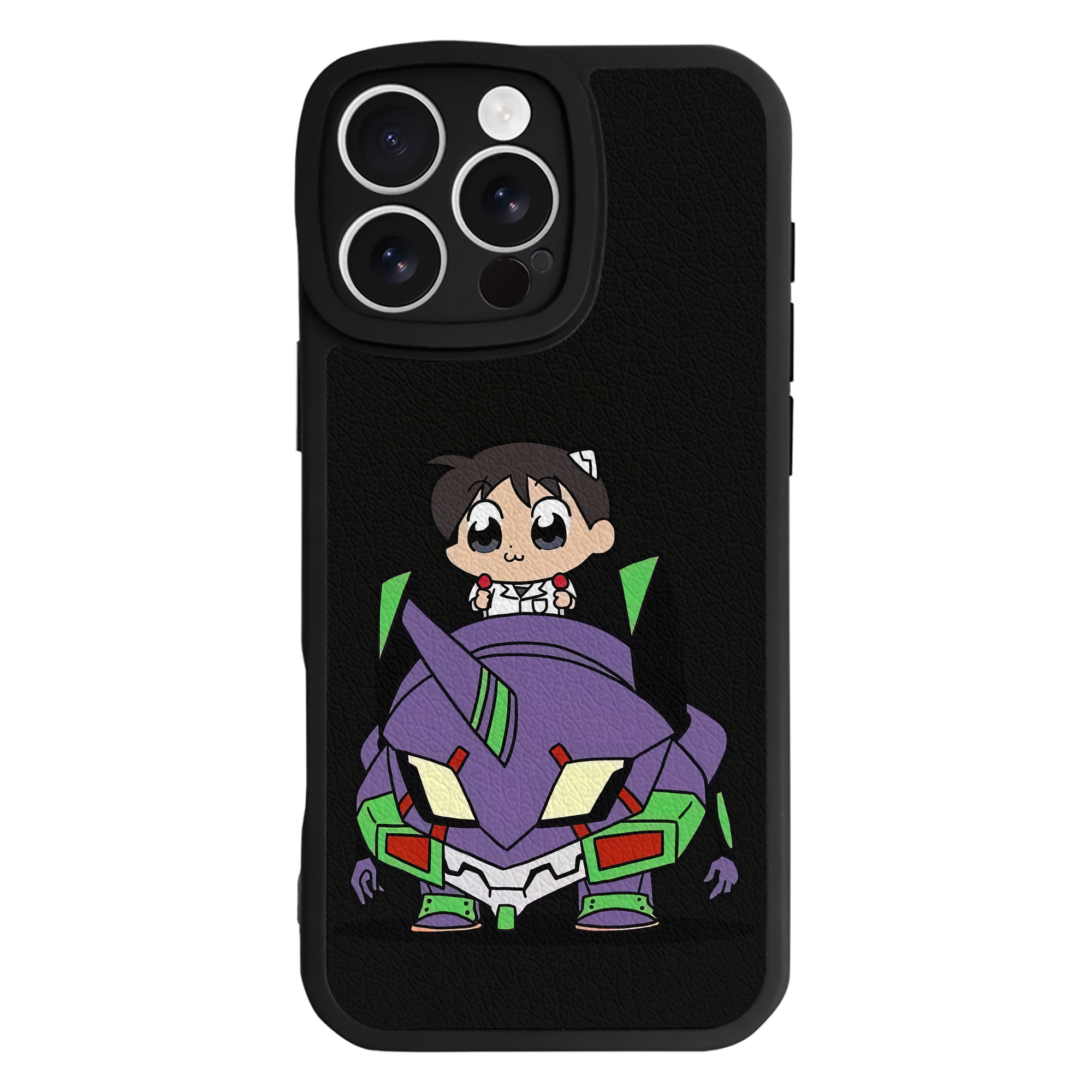 （画像用） EVA 新世紀エヴァンゲリオン 【iPhone 16シリーズ対応】シリコンスマホケース（レザー調） 材質：シリコン